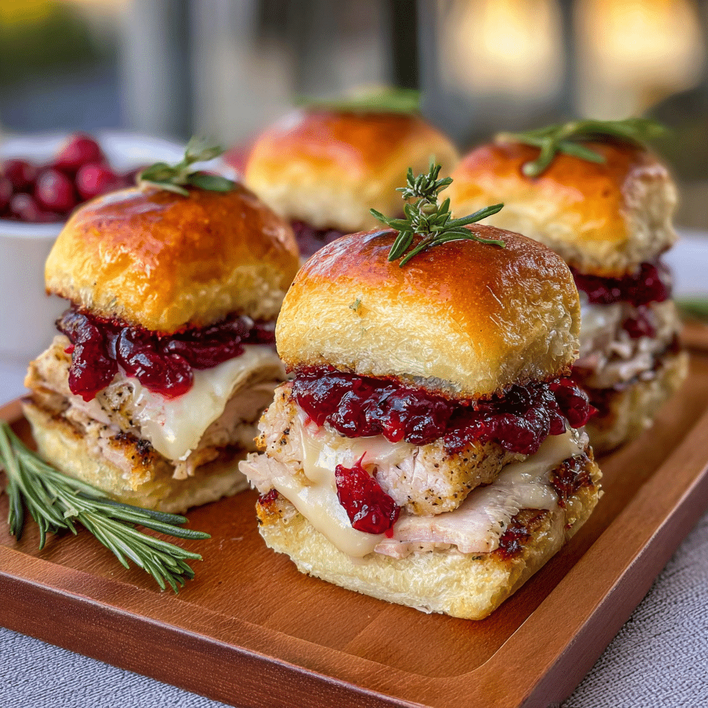 Cranberry Turkey Sliders