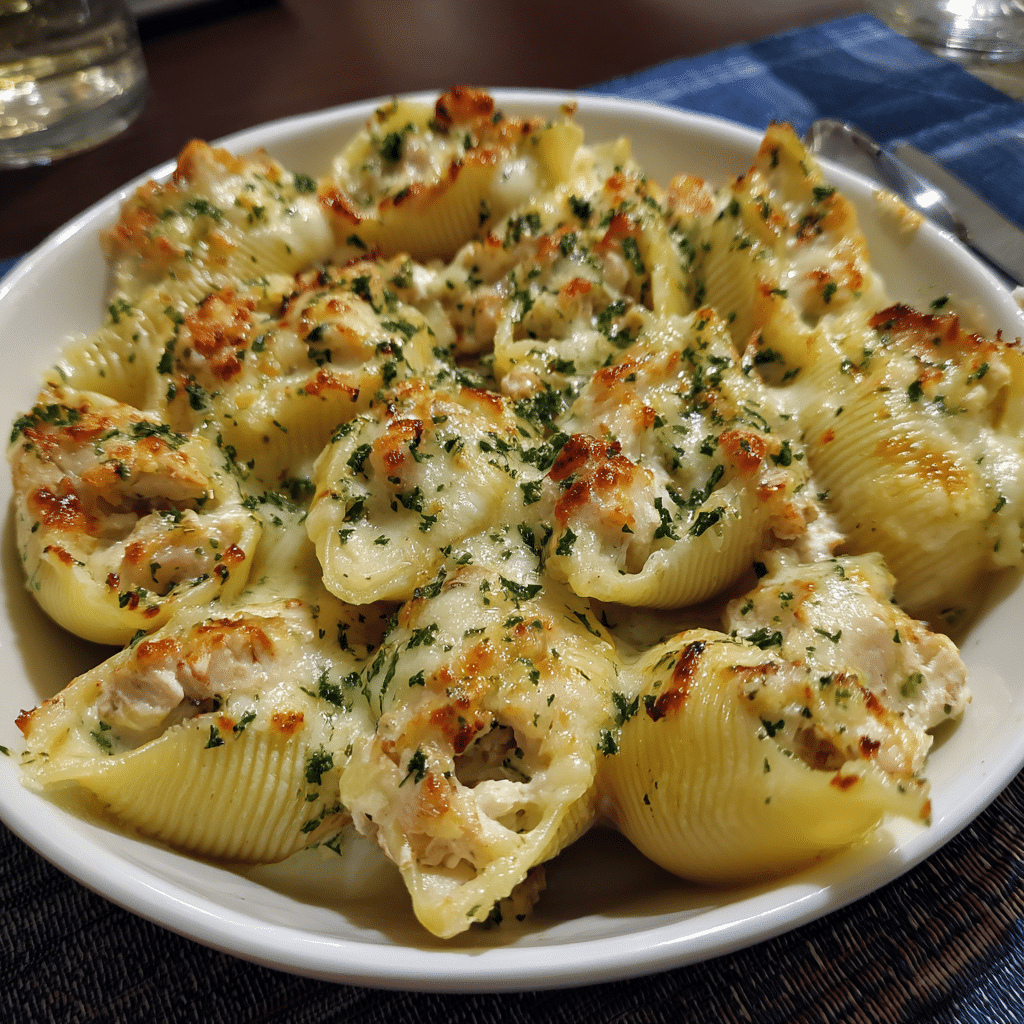 Stuffed Shells with Chicken