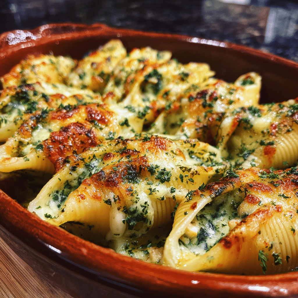 Stuffed Shells with Chicken