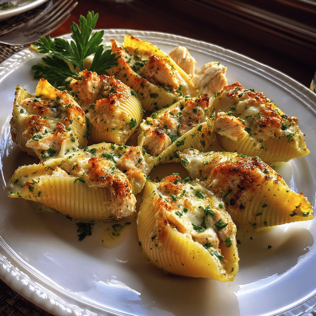 Stuffed Shells with Chicken