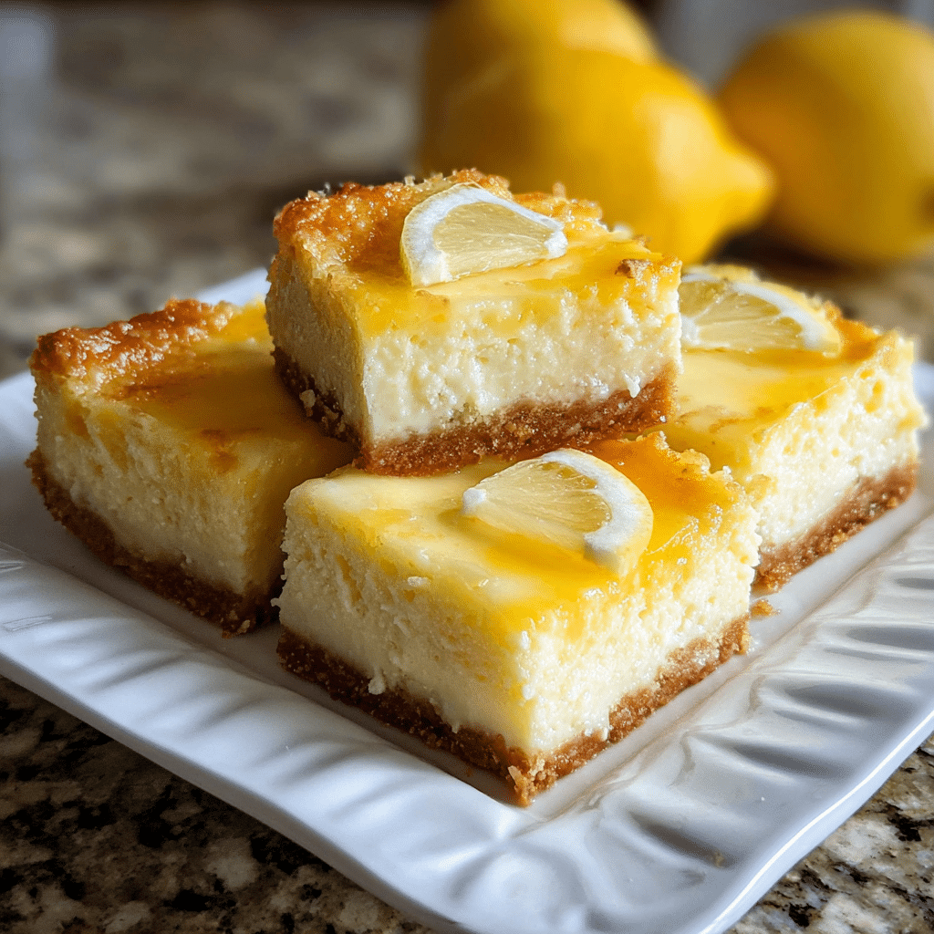 Lemon Cheesecake Bars