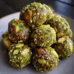 Matcha Pistachio Energy Balls