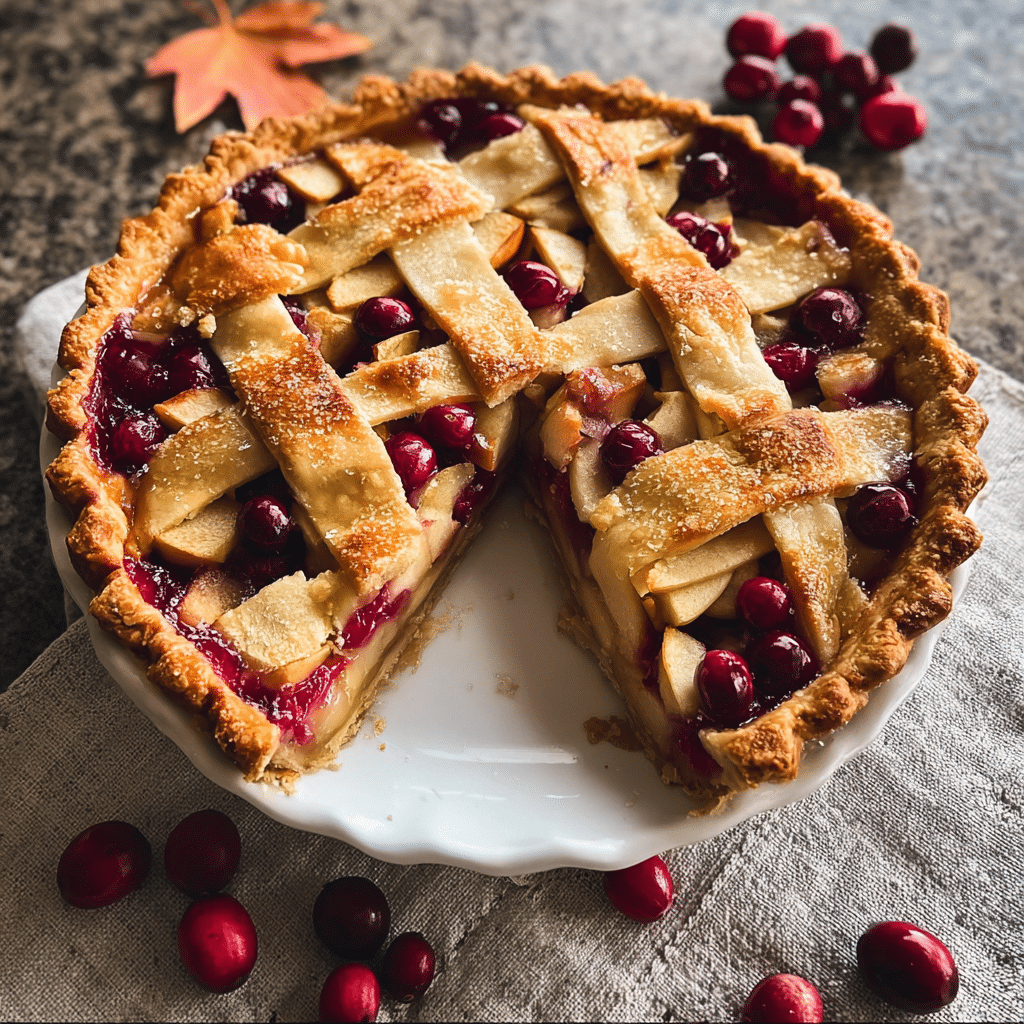 Apple Cranberry Pie