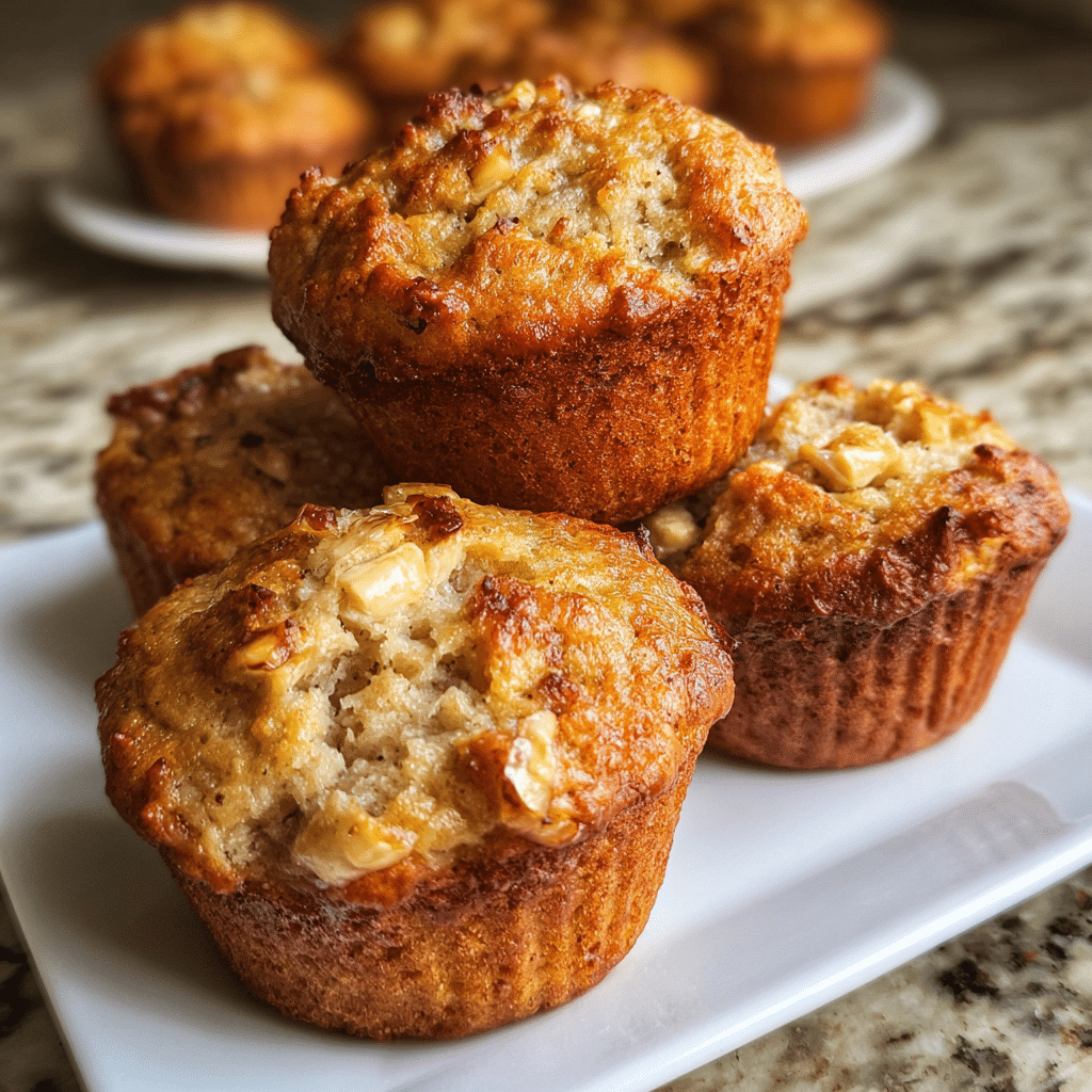 Banana Cottage Cheese Muffins