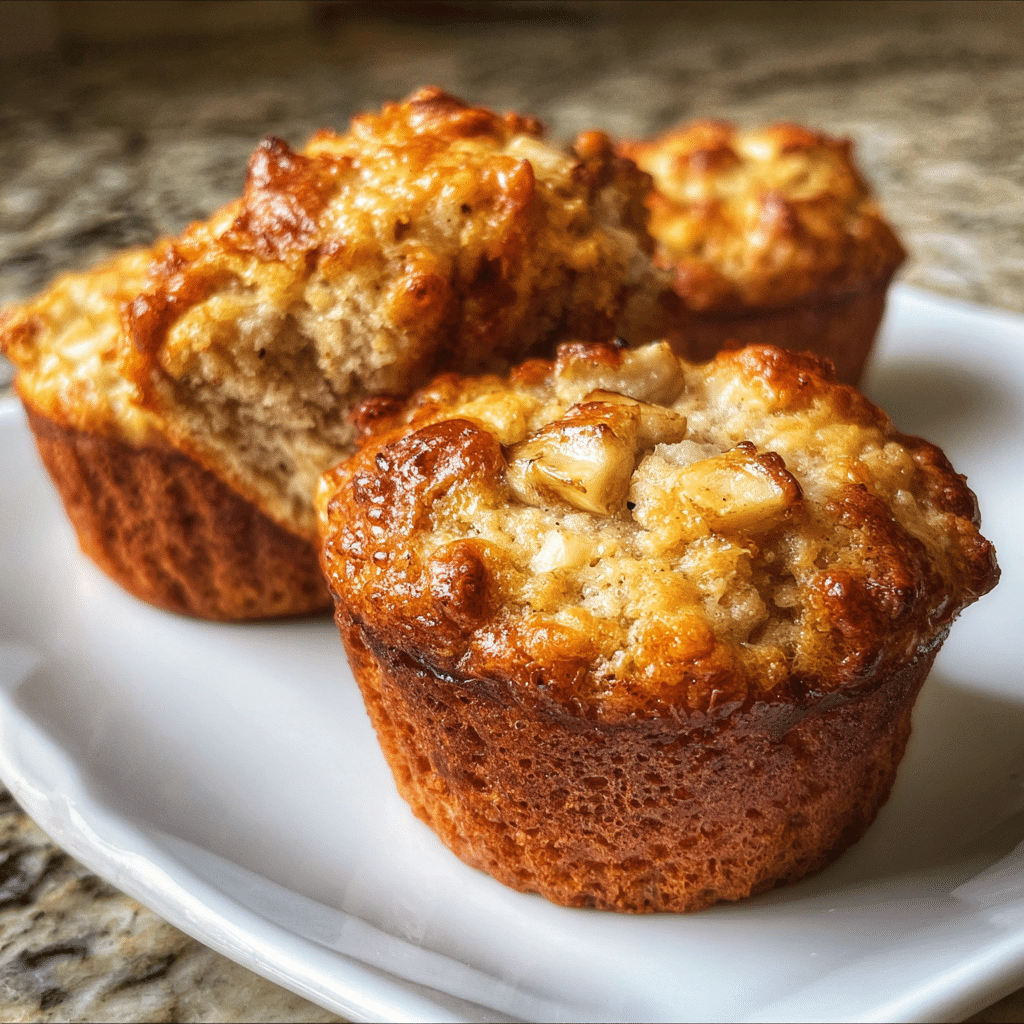 Banana Cottage Cheese Muffins