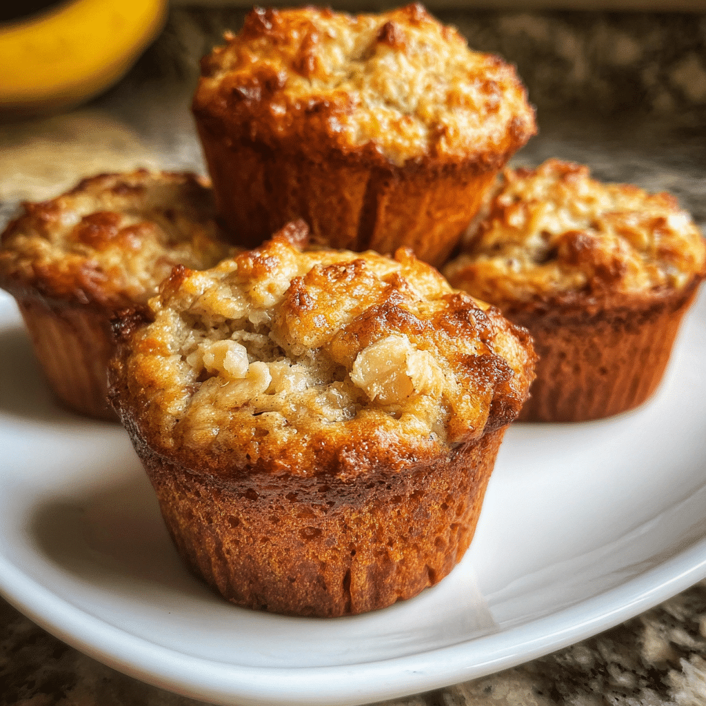 Banana Cottage Cheese Muffins