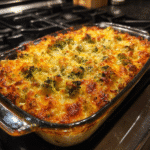 Cheesy Broccoli Rice Casserole