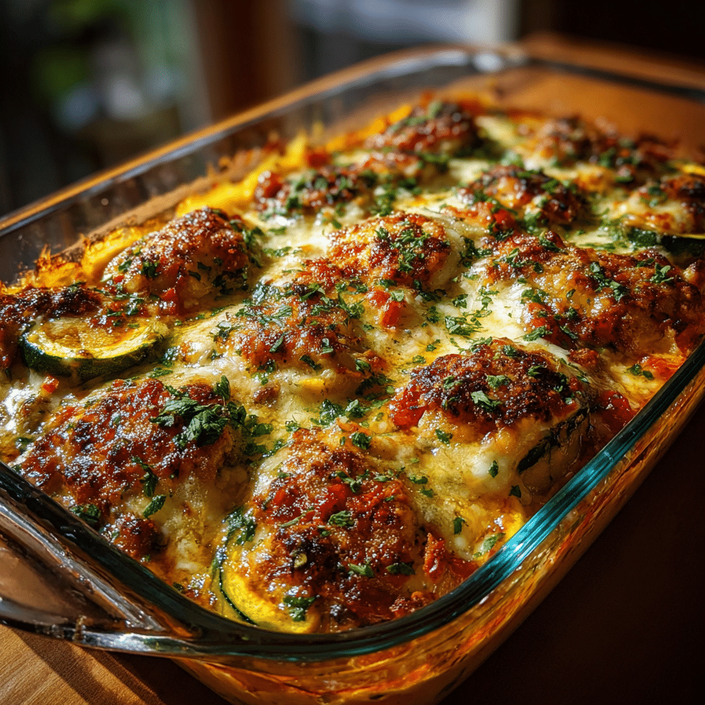 Chicken Zucchini Bake