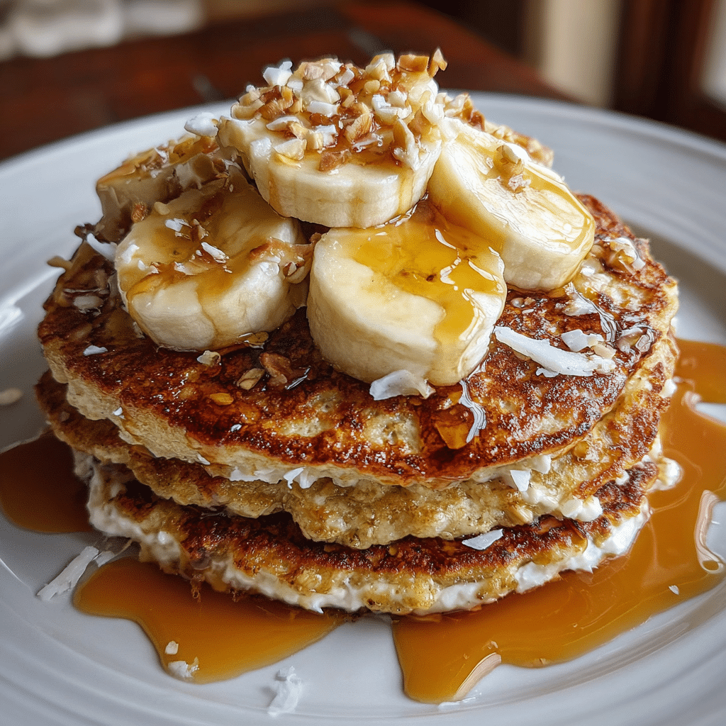 Best Cottage Cheese Banana Oatmeal Protein Pancakes Ever