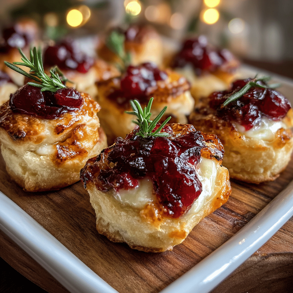 Cranberry Brie Bites