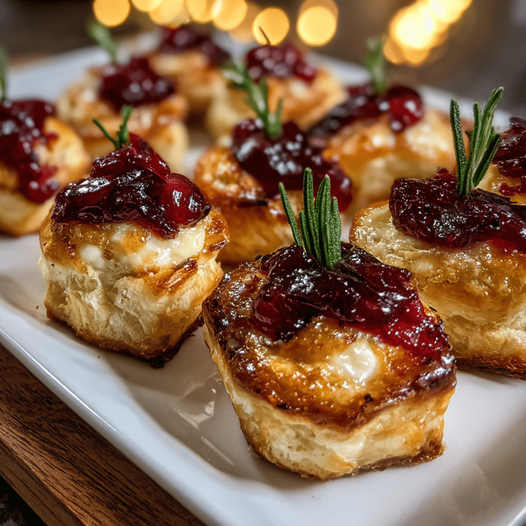 Cranberry Brie Bites