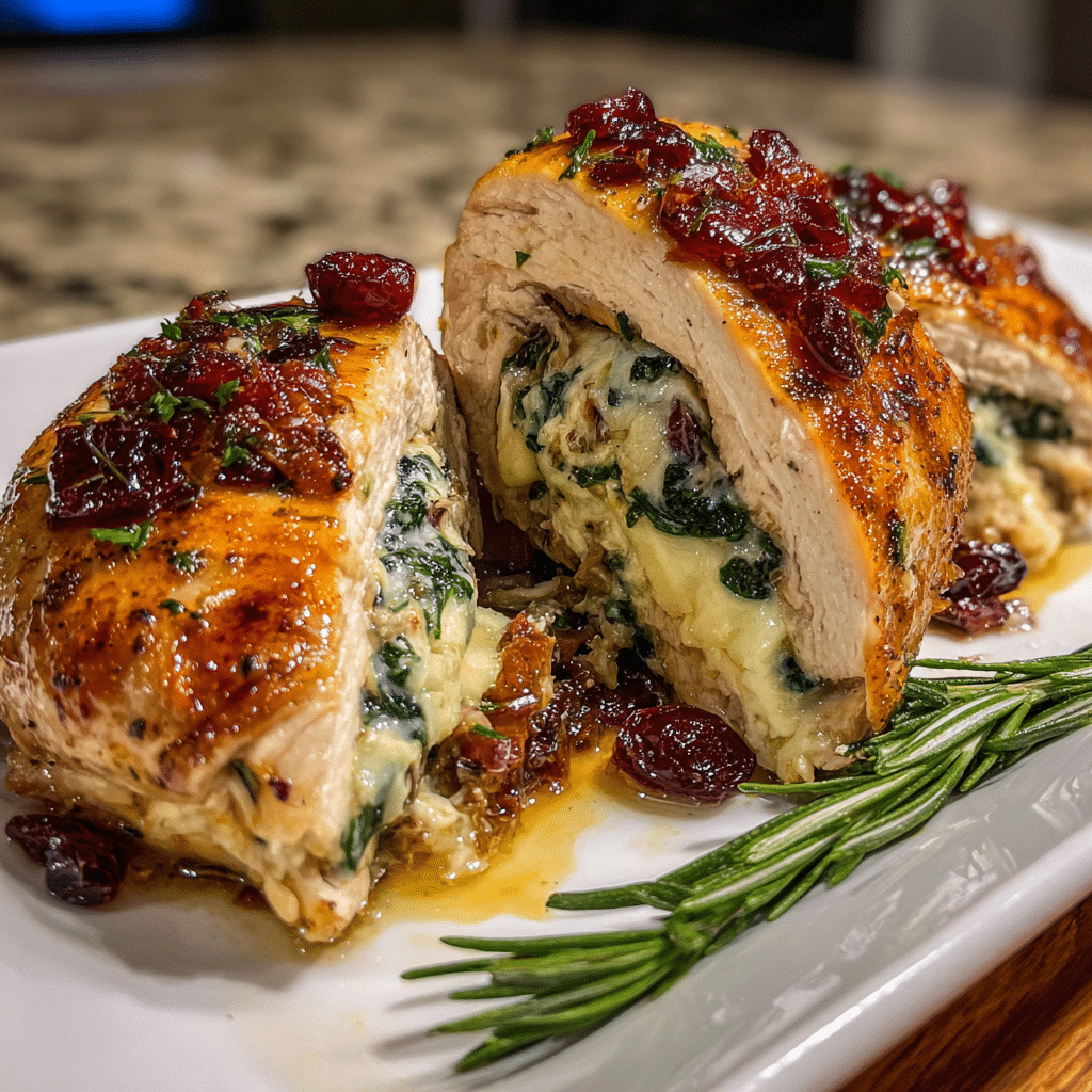 Cranberry Spinach Chicken