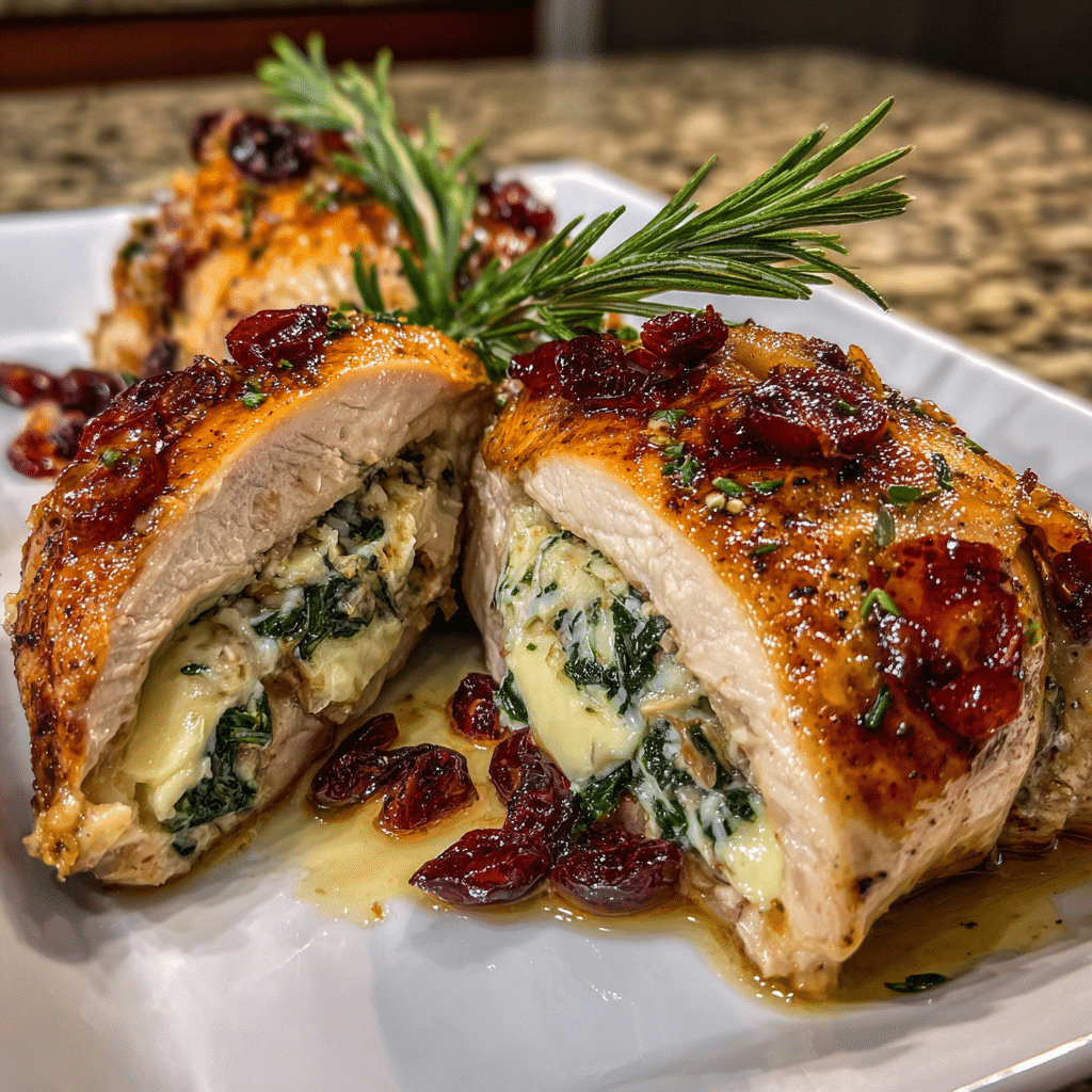 Cranberry Spinach Chicken