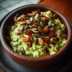 Guacamole with Roasted Pumpkin Seeds