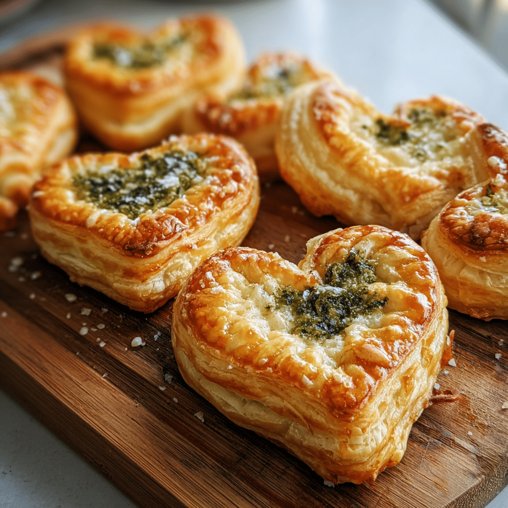 Heart-Shaped Puff Pastry Bites