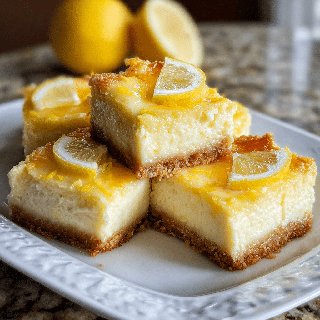 Lemon Cheesecake Bars