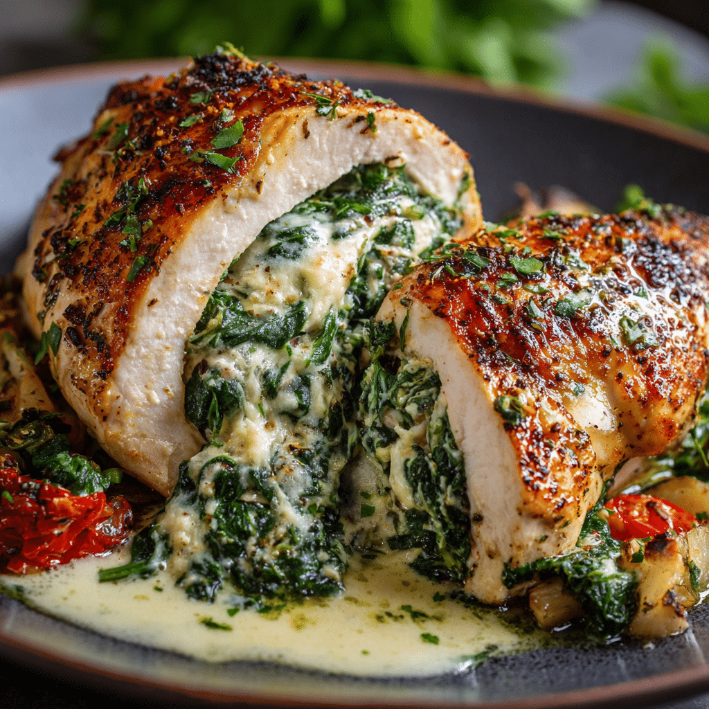 Spinach Stuffed Chicken