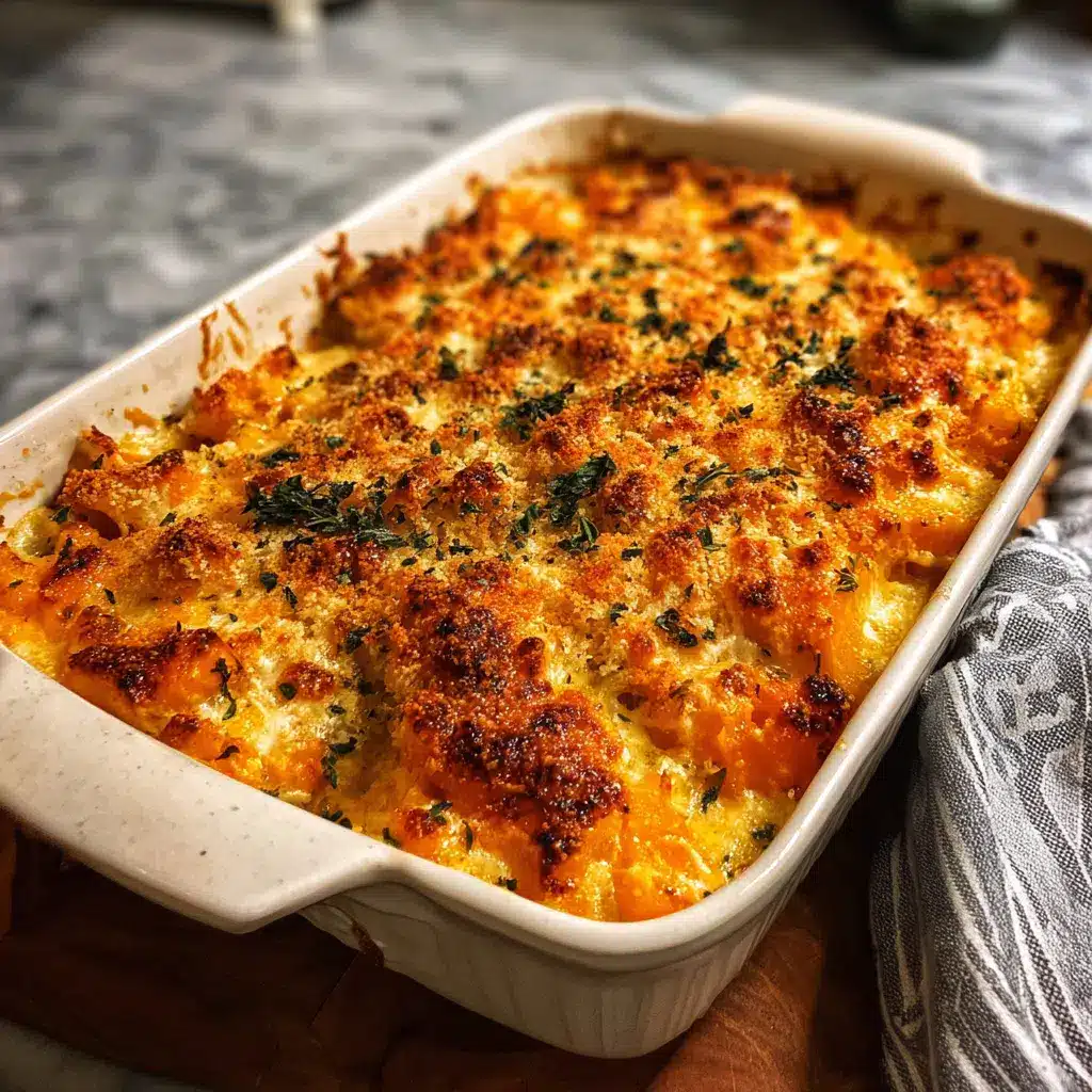 cheesy butternut squash casserole