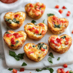 Mini Quiche Hearts