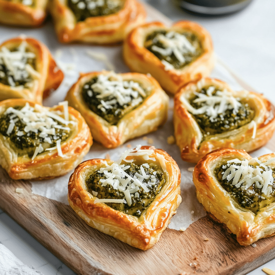 Heart-Shaped Puff Pastry Bites