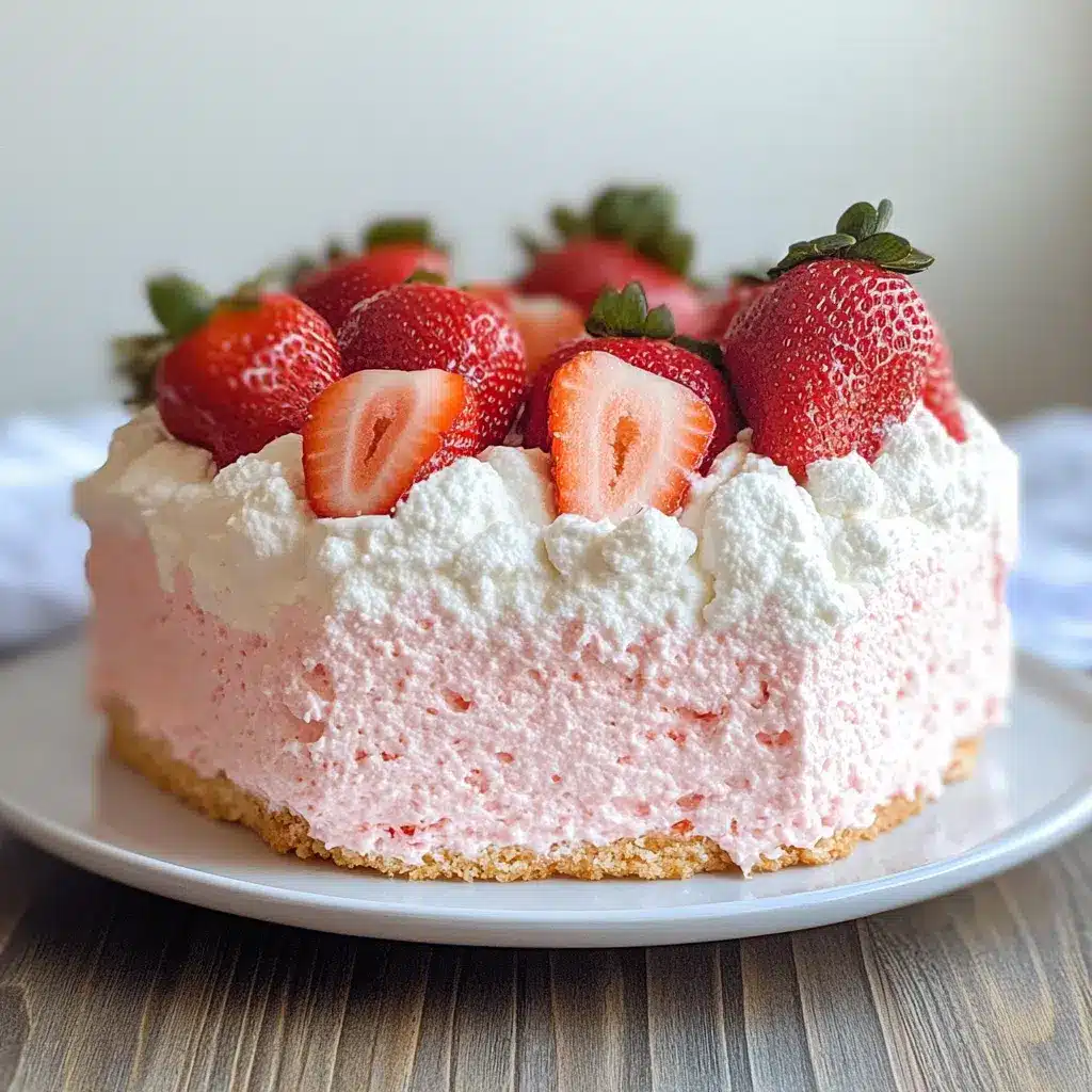 No-Bake Strawberry Cloud Cake