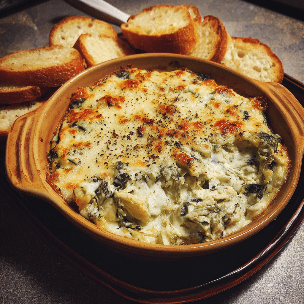 Crockpot Spinach & Artichoke Dip