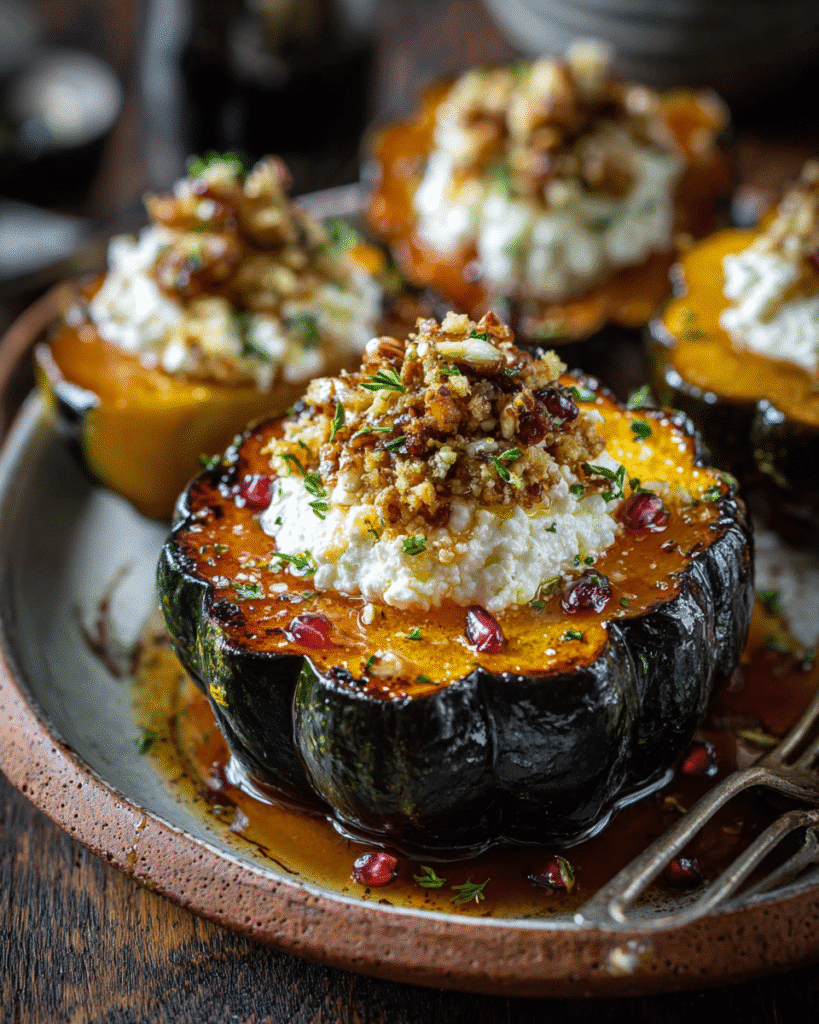 How to Perfectly Roast Courge de Gland with Honey and Ricotta