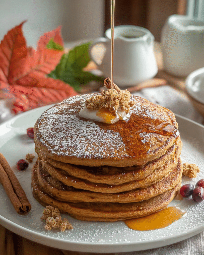 Gingerbread Pancakes Recipe: Cozy Holiday Breakfast Magic!