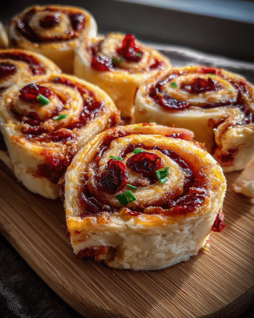 Cranberry Pepper Pinwheels: 5 Crowd-Pleasing Party Bites