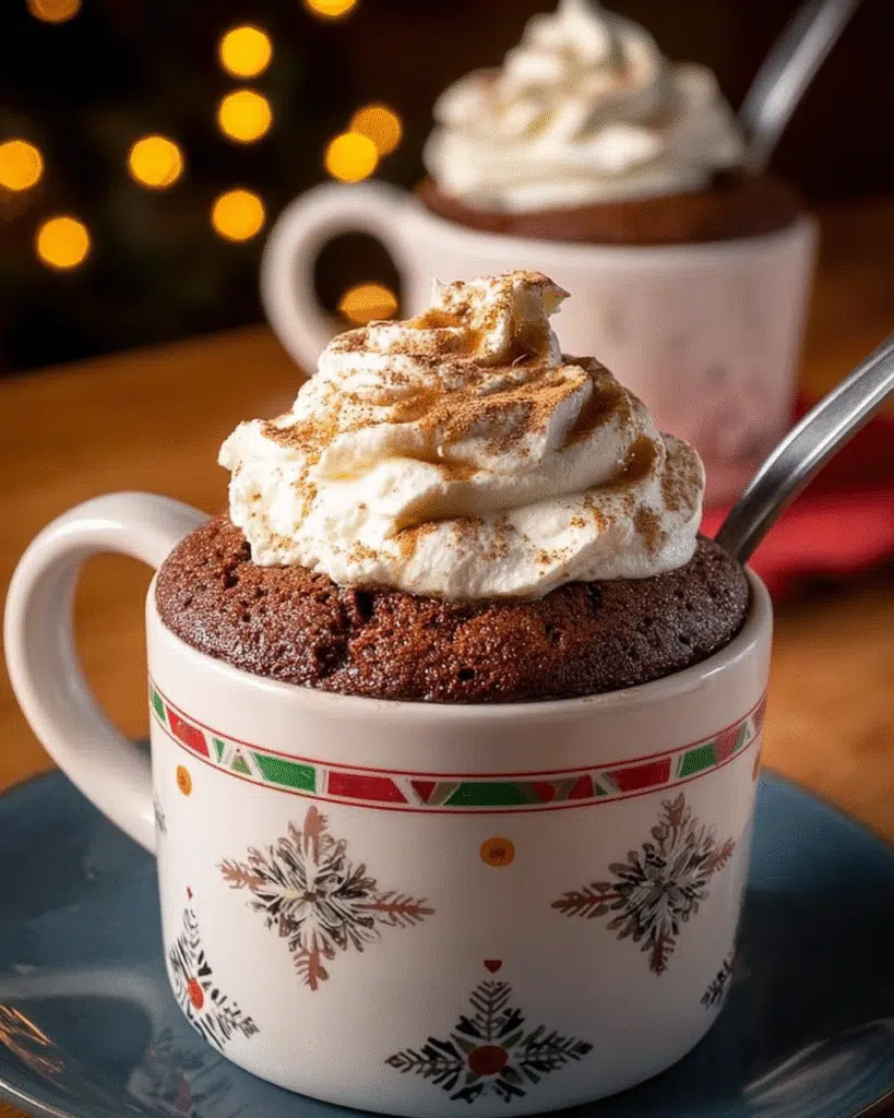 Gingerbread Mug Cake: Quick Comfort in 2 Minutes Flat!