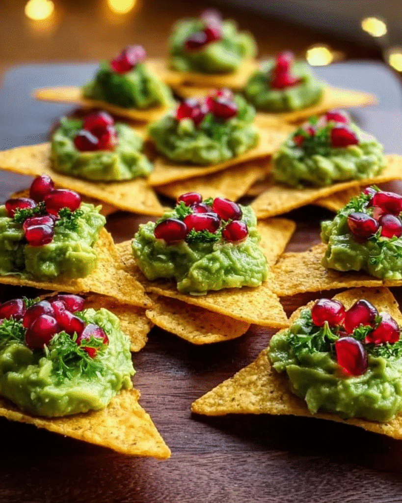 Best Guacamole Christmas Tree Nachos: Holiday Appetizer Magic!