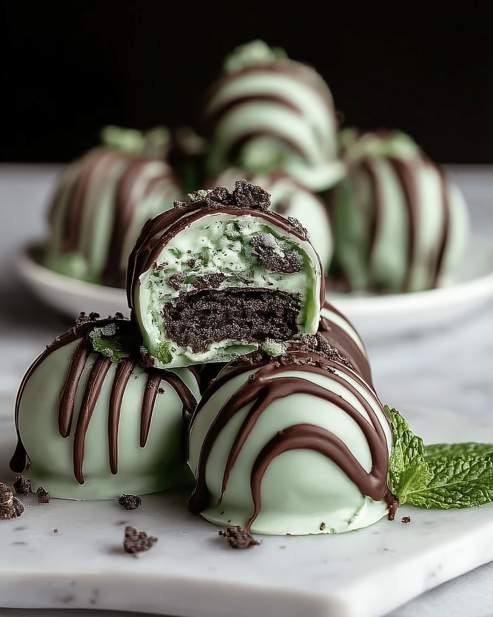 Mint Oreo Truffles
