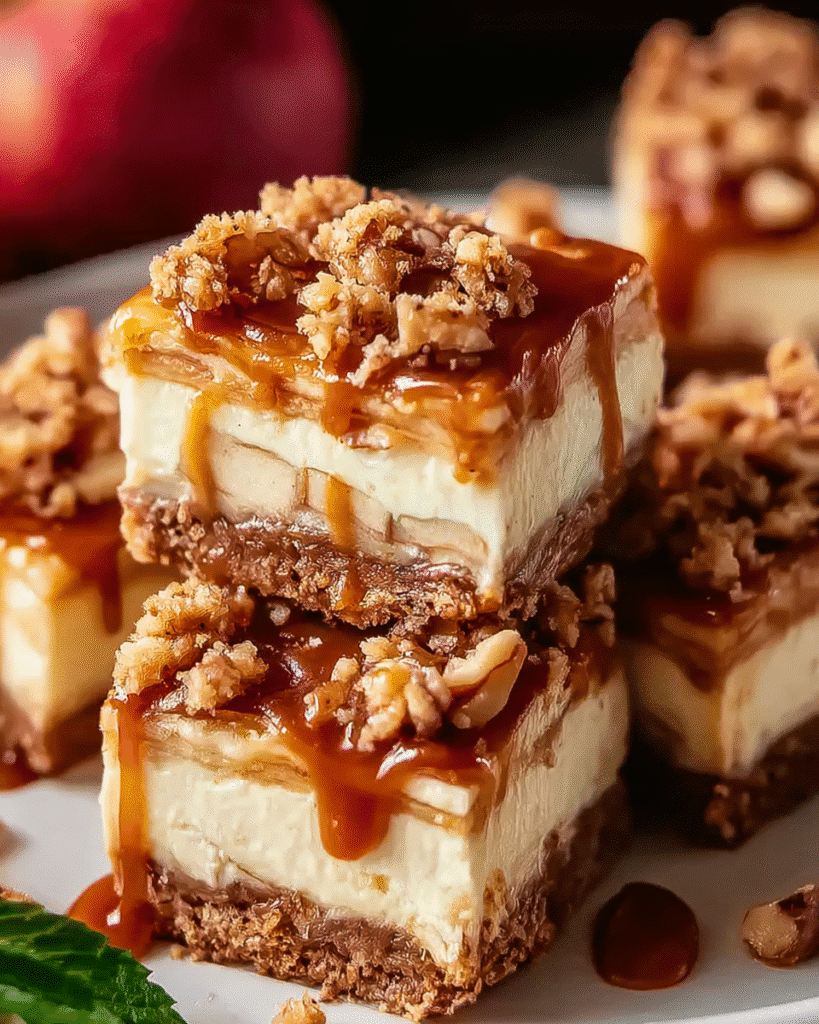 Caramel Apple Cheesecake Bars: 5 Mouthwatering Reasons to Bake Now