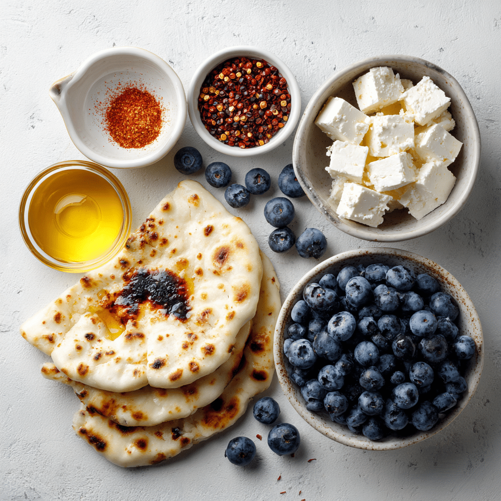 Blueberry Feta Flatbread: Sweet Meets Savory Magic!