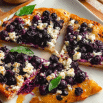 Blueberry Feta Flatbread: Sweet Meets Savory Magic!