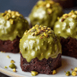 Pistachio Ferrero Rocher Brownies