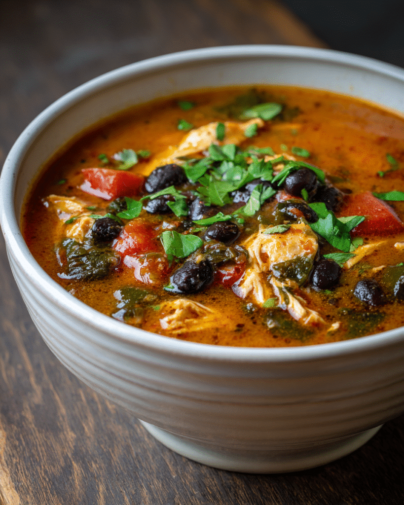 How to Make the Ultimate Chicken, Poblano, and Black Bean Soup