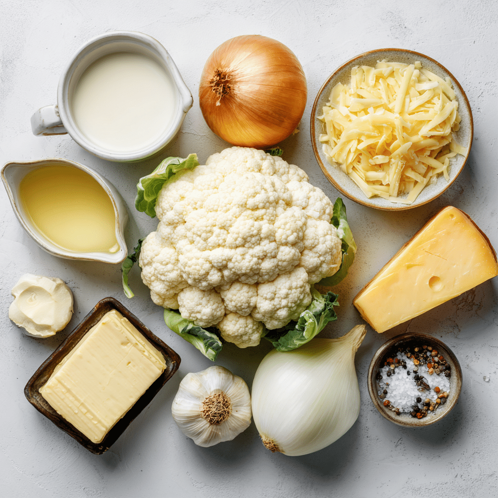 Roasted Garlic Cheddar Cauliflower Soup: Creamy Comfort in a Bowl!