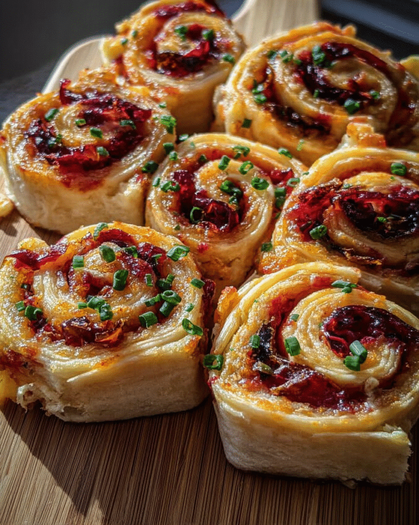 Cranberry Pepper Pinwheels: 5 Crowd-Pleasing Party Bites