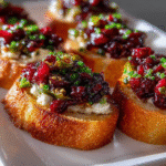 Cranberry Jalapeño Crostini: 5 Irresistible Appetizer Twists