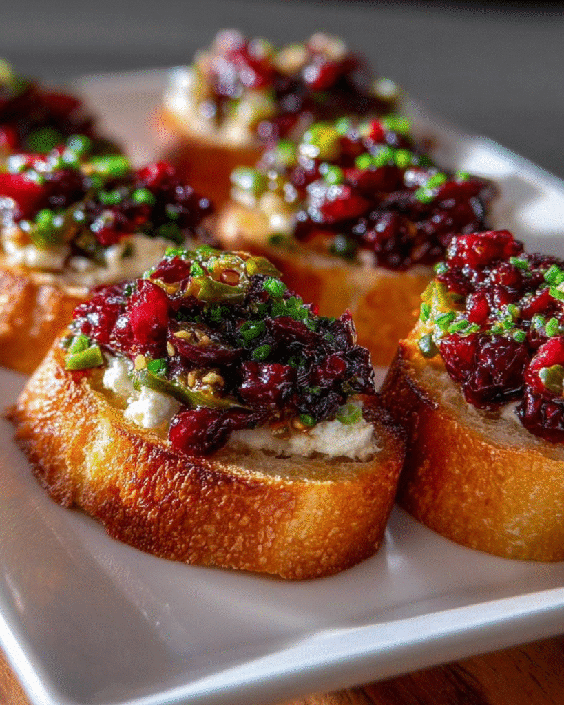 Cranberry Jalapeño Crostini: 5 Irresistible Appetizer Twists