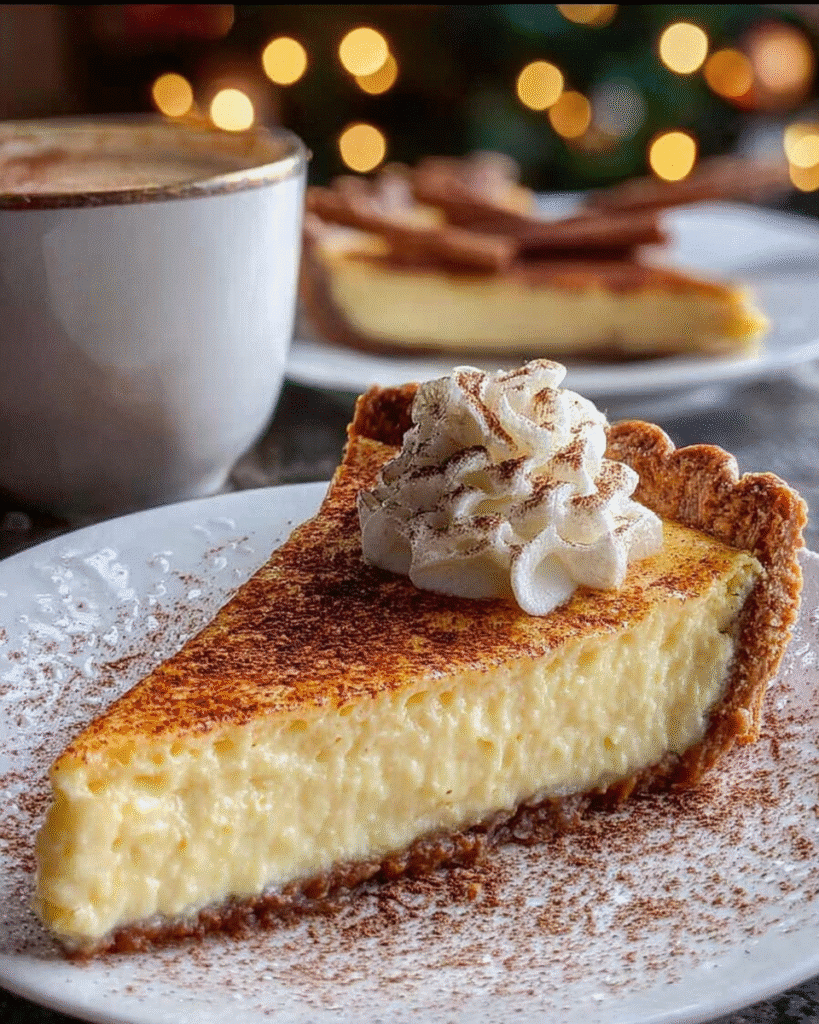 How to Make Christmas Eve Cinnamon-Vanilla Custard Pie Perfectly