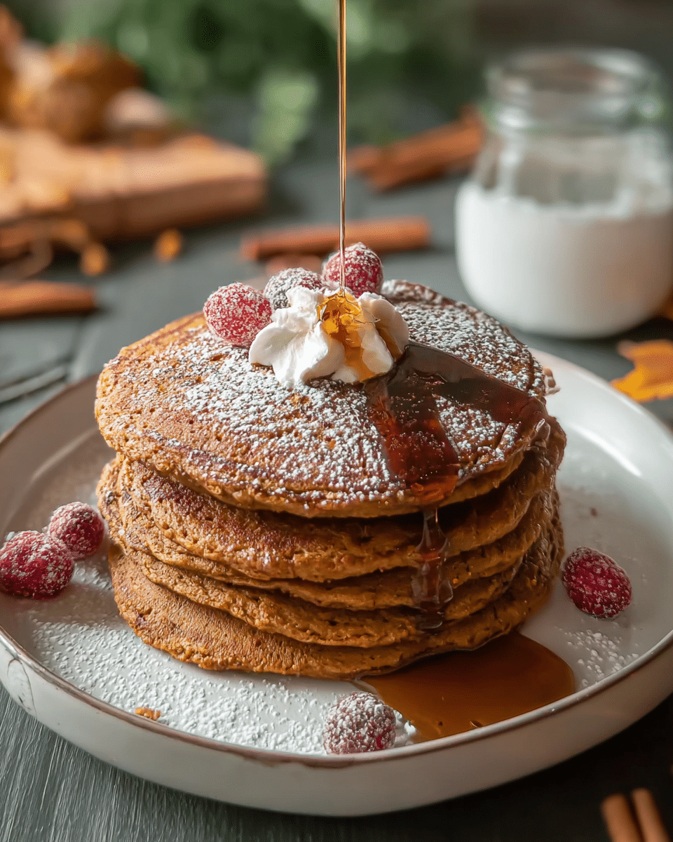 Gingerbread Pancakes Recipe: Cozy Holiday Breakfast Magic!