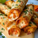 Crispy Crab And Shrimp Queso Taquitos: Irresistible Party Bites!
