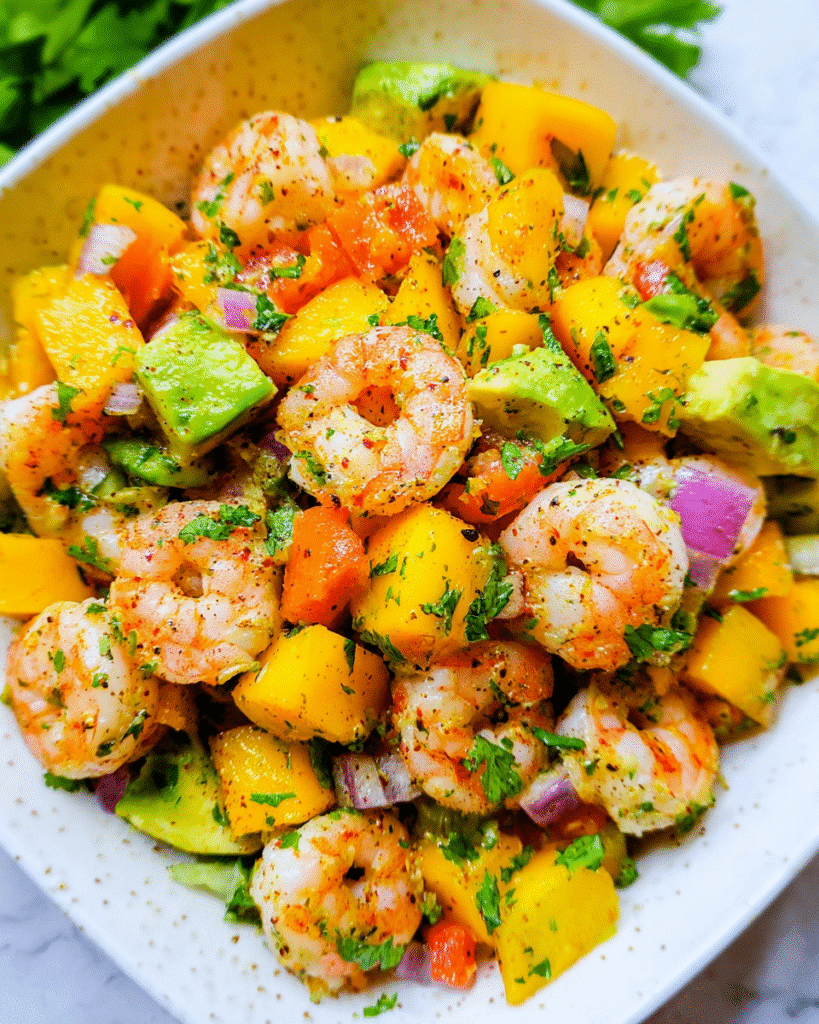 Mango Pineapple Shrimp Salad: A Tropical Taste Explosion