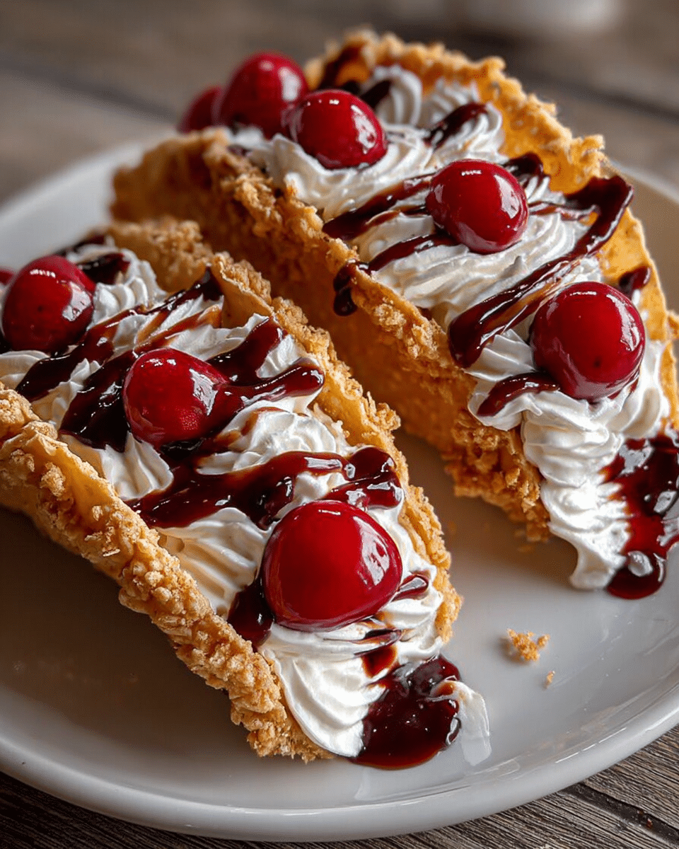 How Cherry Cheesecake Tacos Will Change Your Dessert Game