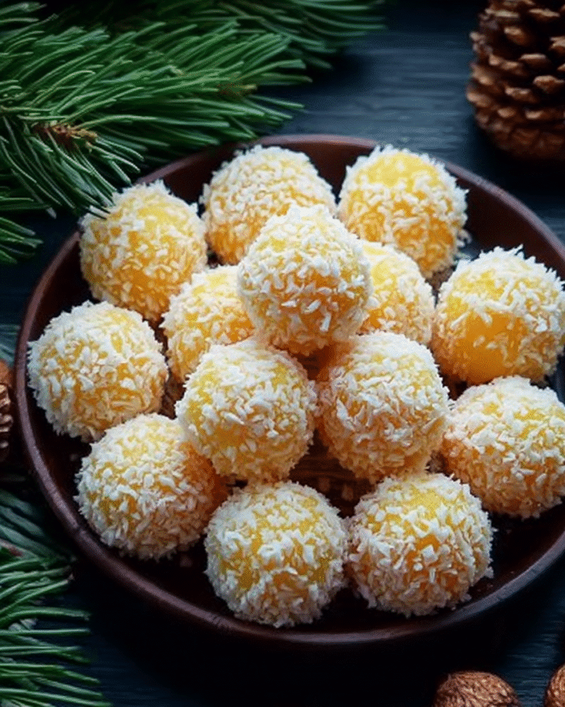 Delicious Pineapple Christmas Balls