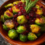 Brussels Sprouts with Cranberry-Orange Glaze
