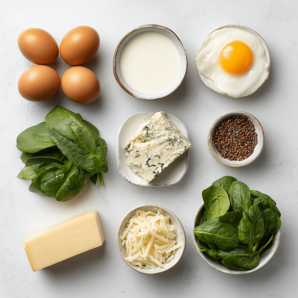Spinach & Cheese Omelette: Quick Breakfast Bliss in 10 Minutes