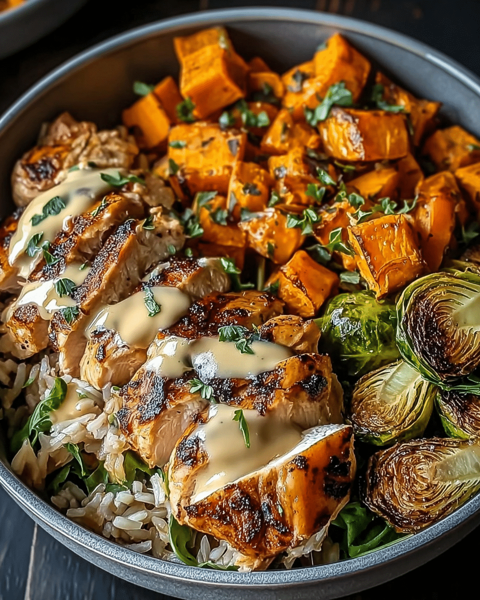 How to Make Maple Dijon Chicken Sweet Potato Bowls Shine